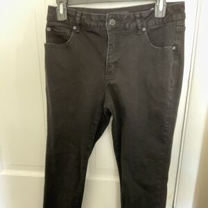 Tahari Womens Black Stretch Skinny Jeans Chloe Fit Solutions Size 10